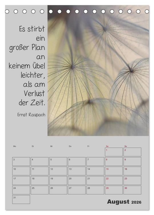 Produktbild: Motivationshilfe (Tischkalender 2026 DIN A5 hoch), CALVENDO Monatskalender
