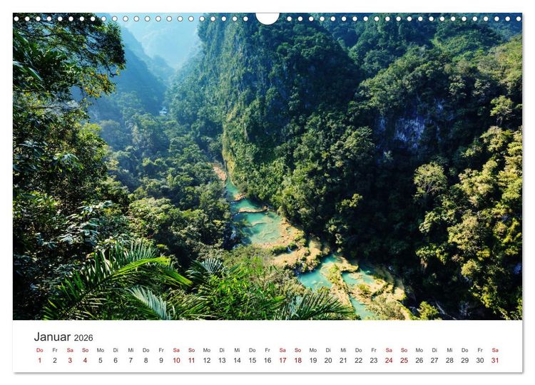 Produktbild: Kunterbuntes Guatemala (Wandkalender 2026 DIN A3 quer), CALVENDO Monatskalender