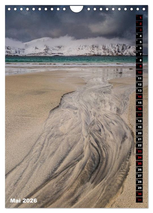 Produktbild: Lofoten. Poetische Landschaften (Wandkalender 2026 DIN A4 hoch), CALVENDO Monatskalender