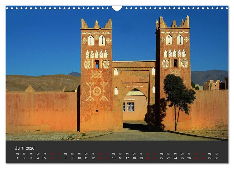 Produktbild: Marokko im Farbenrausch (Wandkalender 2026 DIN A3 quer), CALVENDO Monatskalender
