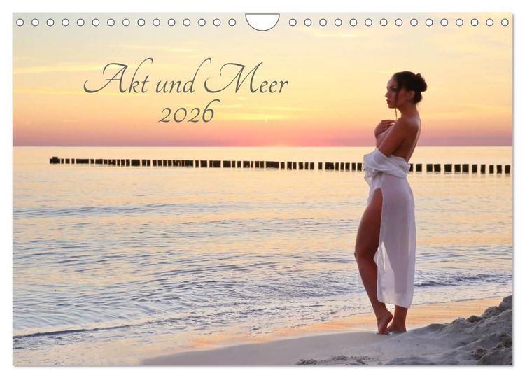 Produktbild: Akt und Meer (Wandkalender 2026 DIN A4 quer), CALVENDO Monatskalender