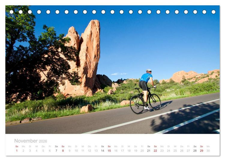Produktbild: Colorado - H&ouml;henrausch mit dem Rennrad (Tischkalender 2026 DIN A5 quer), CALVENDO Monatskalender