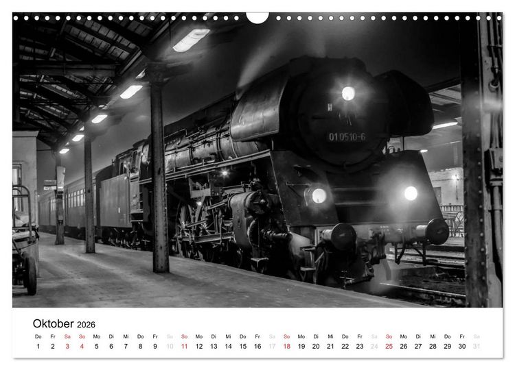 Produktbild: Dampfloks in der DDR (Wandkalender 2026 DIN A3 quer), CALVENDO Monatskalender