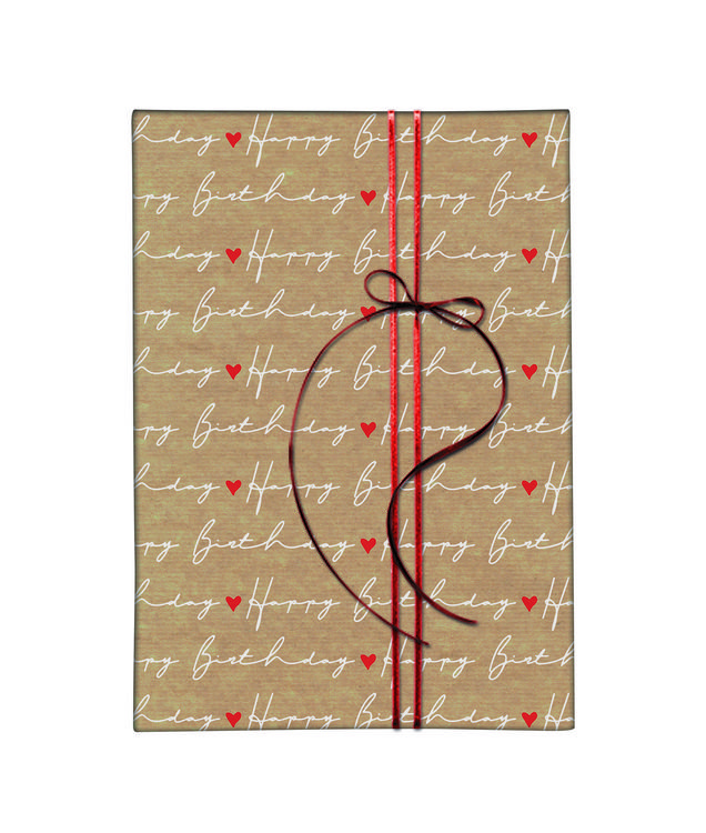 Produktbild: Geschenkpapier "Happy Birthday"