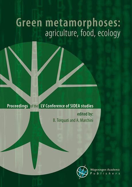 Produktbild: Green Metamorphoses: Agriculture, Food, Ecology