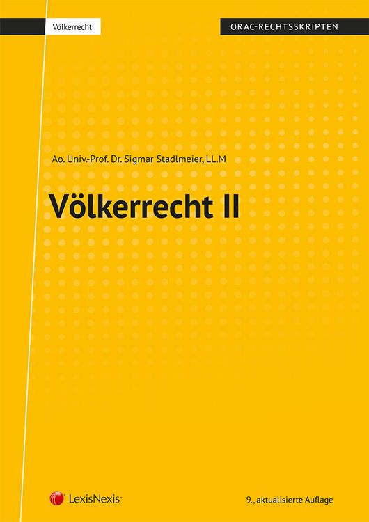 Produktbild: V&ouml;lkerrecht II