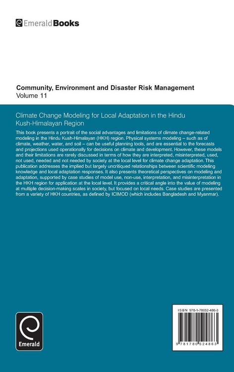 Produktbild: Climate Change Modelling for Local Adaptation in the Hindu Kush - Himalayan Region