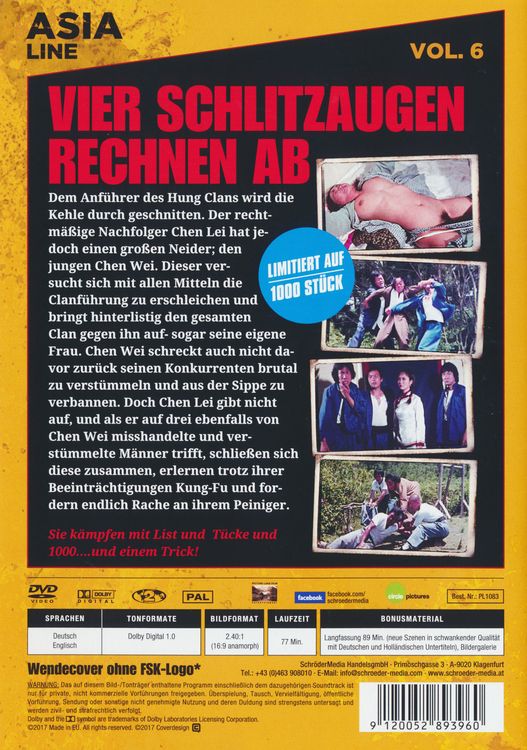 Produktbild: Vier Schlitzaugen rechnen ab - Asia Line [LE]