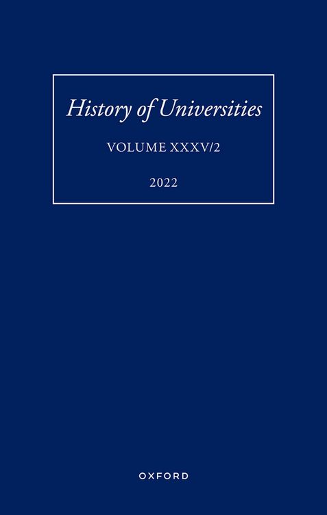 Produktbild: History of Universities: Volume XXXV / 2
