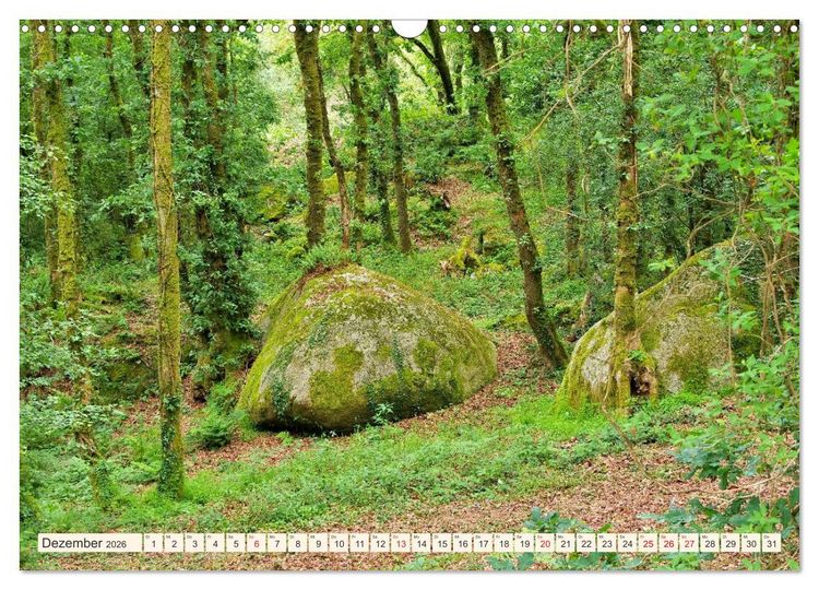 Produktbild: Huelgoat - Sagenumwobener M&auml;rchenwald in der Bretagne (Wandkalender 2026 DIN A3 quer), CALVENDO Monatskalender