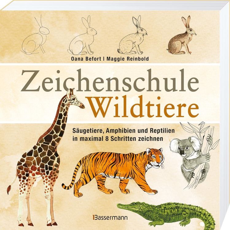 Produktbild: Zeichenschule Wildtiere