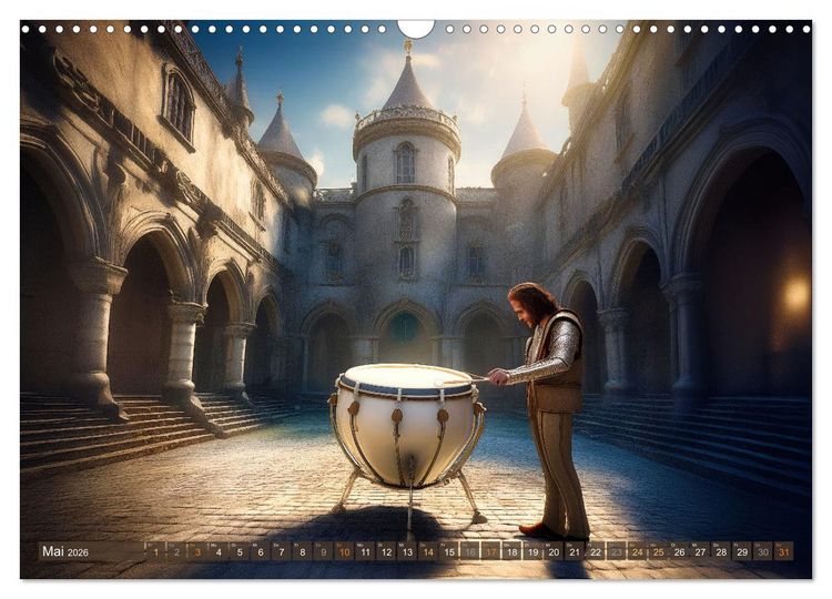Produktbild: Musizieren einmal anders (Wandkalender 2026 DIN A3 quer), CALVENDO Monatskalender