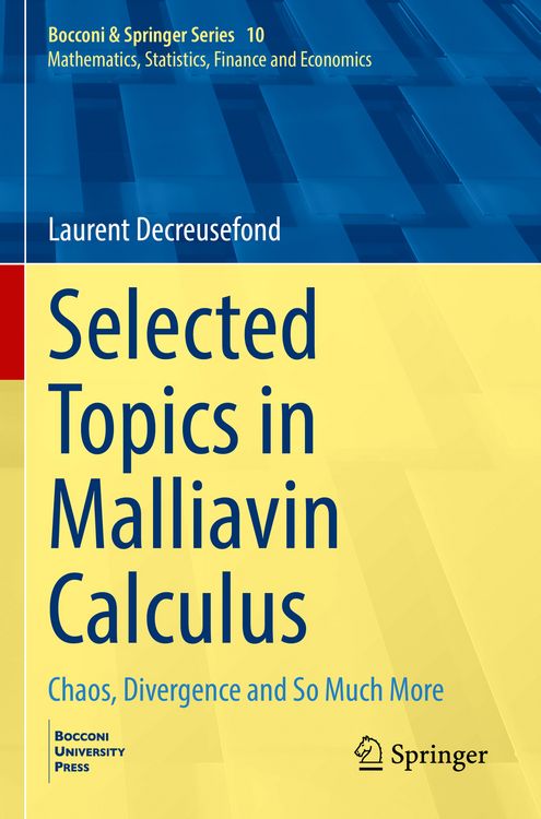 Produktbild: Selected Topics in Malliavin Calculus