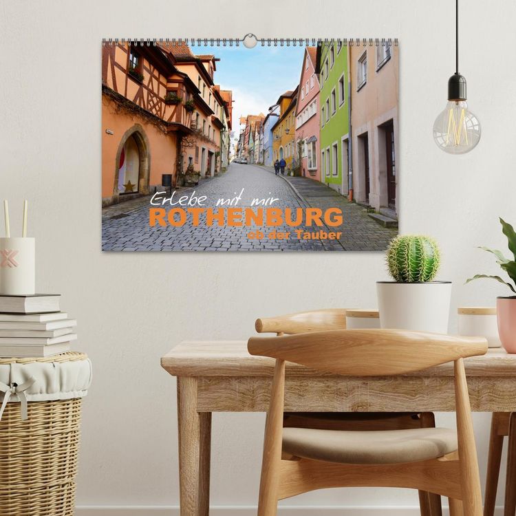 Produktbild: Erlebe mit mir Rothenburg ob der Tauber (Wandkalender 2026 DIN A3 quer), CALVENDO Monatskalender