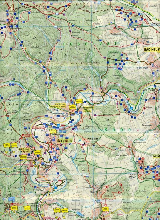 Produktbild: Publicpress Rad- und Wanderkarte Rh&ouml;ner Land 1:50.000