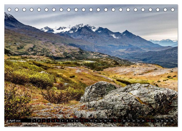 Produktbild: Alaska - Farben und Licht (Tischkalender 2026 DIN A5 quer), CALVENDO Monatskalender