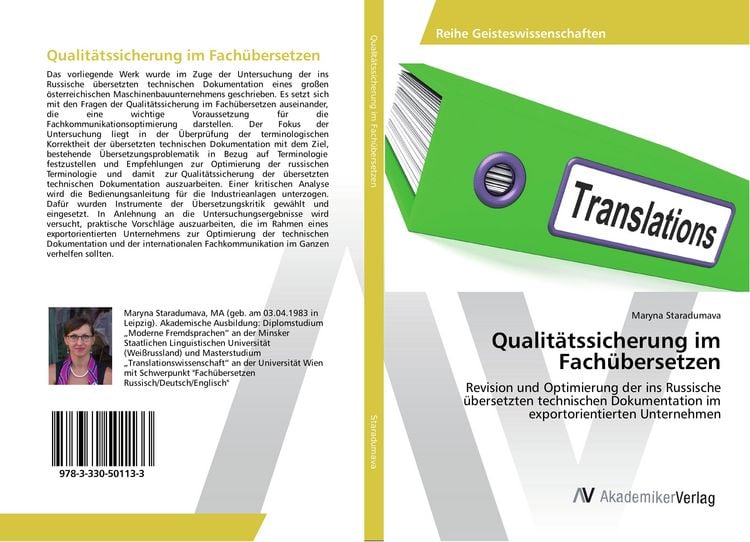 Produktbild: Qualit&auml;tssicherung im Fach&uuml;bersetzen