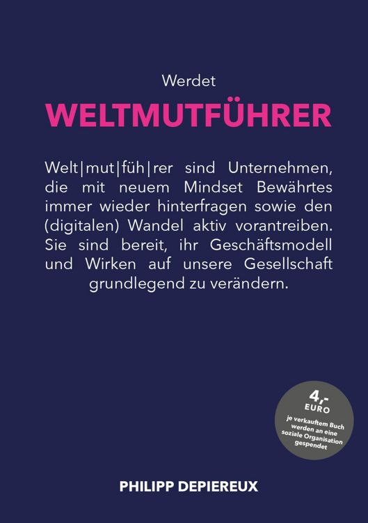 Produktbild: Werdet Weltmutführer