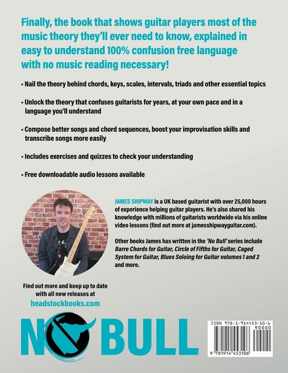 Produktbild: No Bull Music Theory for Guitarists