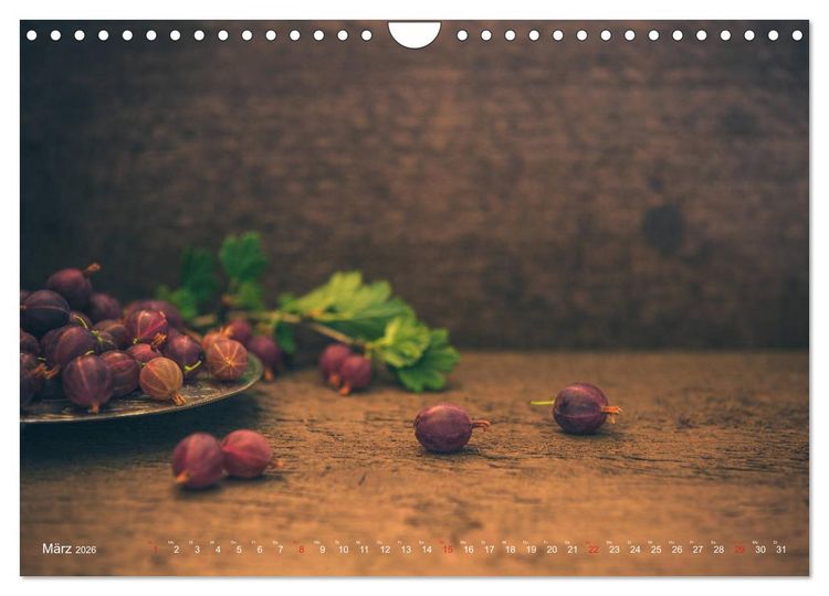 Produktbild: Beeren und Co. Stillleben (Wandkalender 2026 DIN A4 quer), CALVENDO Monatskalender
