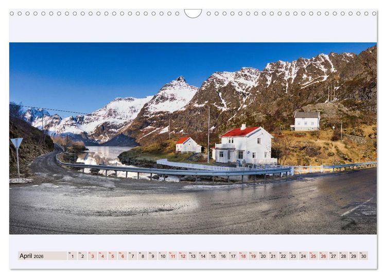 Produktbild: Norwegen Nordland Troms og Finnmark - Panoramen (Wandkalender 2026 DIN A3 quer), CALVENDO Monatskalender