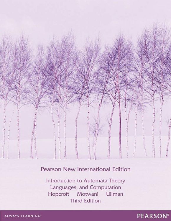 Produktbild: Introduction to Automata Theory, Languages, and Computation