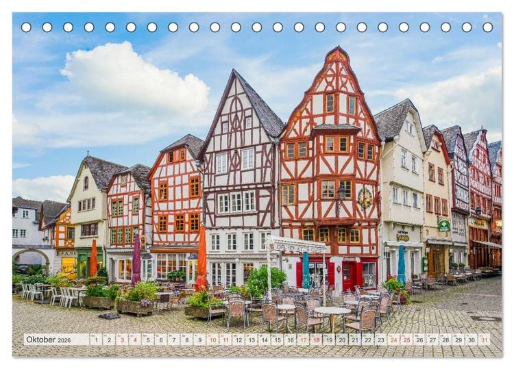 Produktbild: Limburg an der Lahn Impressionen (Tischkalender 2026 DIN A5 quer), CALVENDO Monatskalender