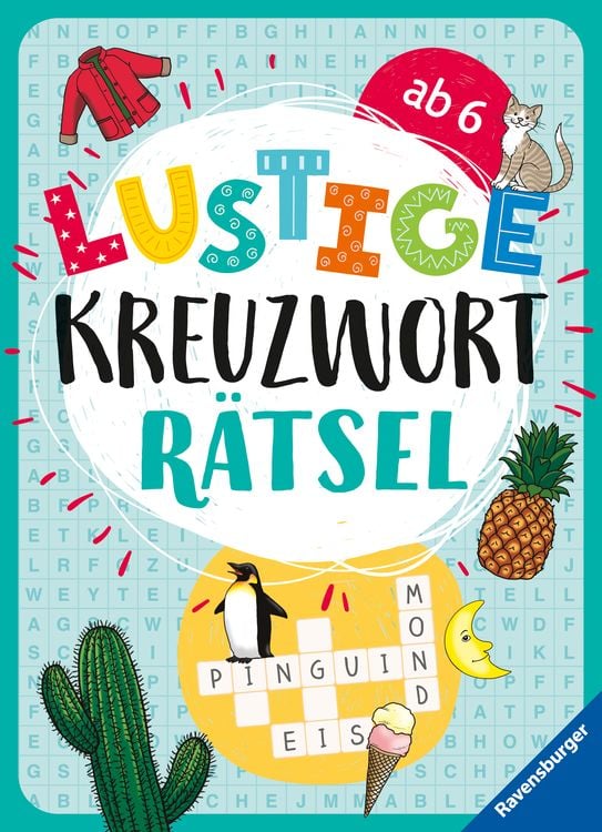 Produktbild: Lustige Kreuzworträtsel ab 6 Jahren