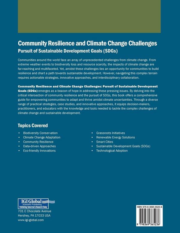 Produktbild: Community Resilience and Climate Change Challenges
