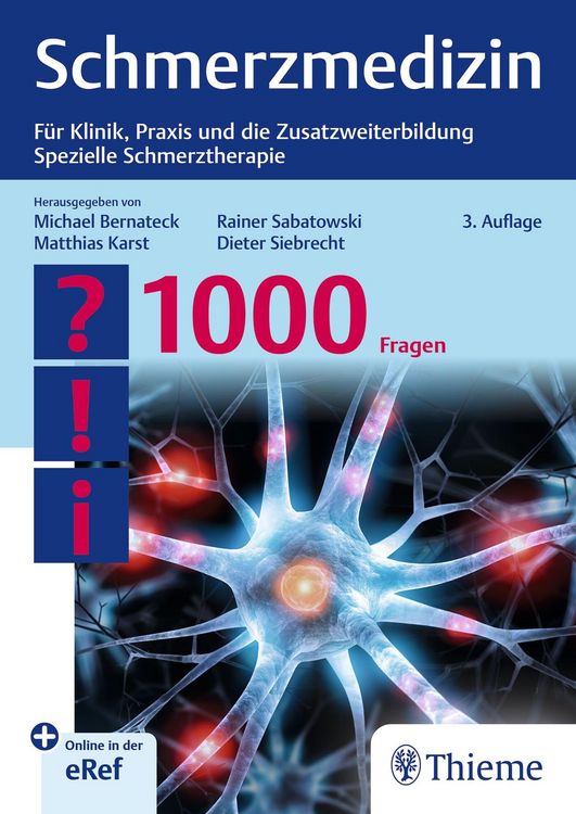 Produktbild: Schmerzmedizin - 1000 Fragen