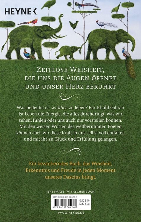 Produktbild: Khalil Gibrans kleines Buch vom guten Leben