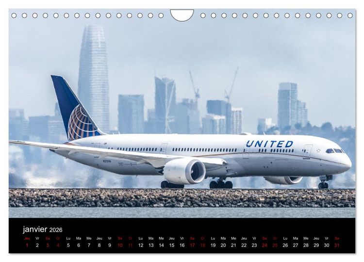 Produktbild: MOMENTS D&acute;AVIATION 2026 (Calendrier mural 2026 DIN A4 vertical), CALVENDO calendrier mensuel