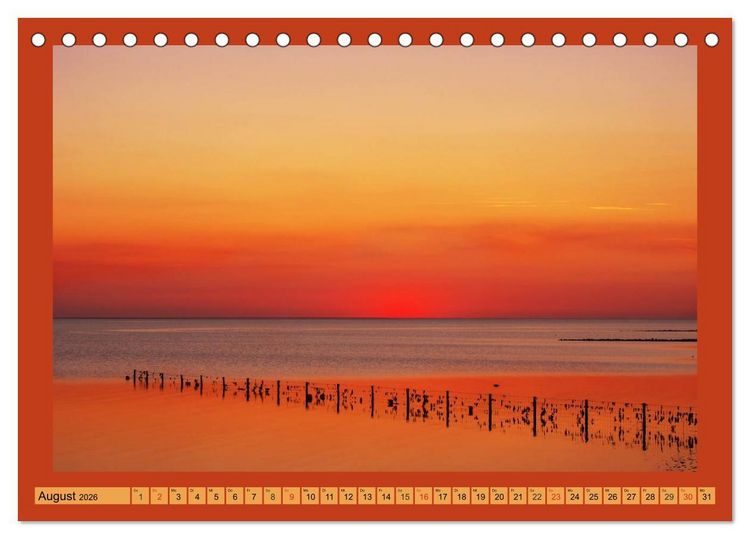 Produktbild: B&uuml;sum an der Nordsee (Tischkalender 2026 DIN A5 quer), CALVENDO Monatskalender