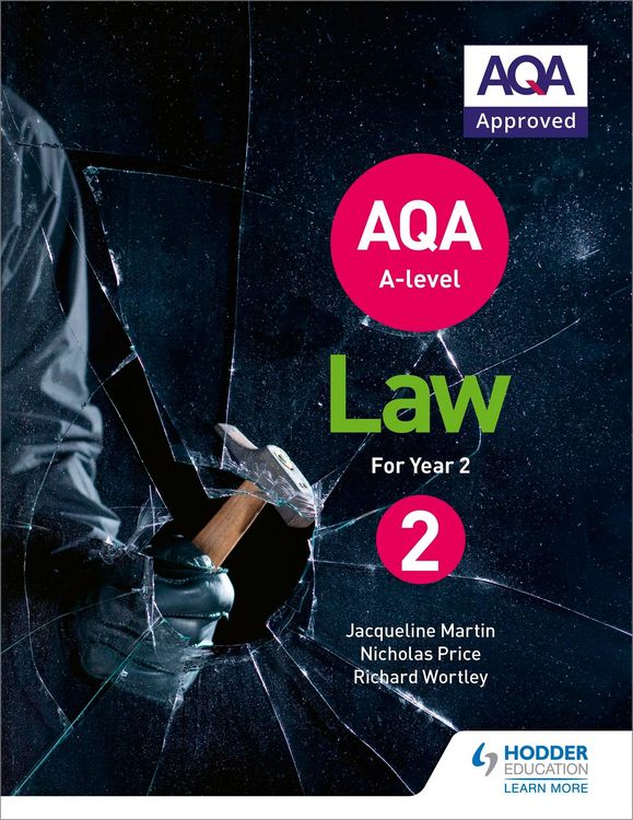 Produktbild: AQA A-level Law for Year 2