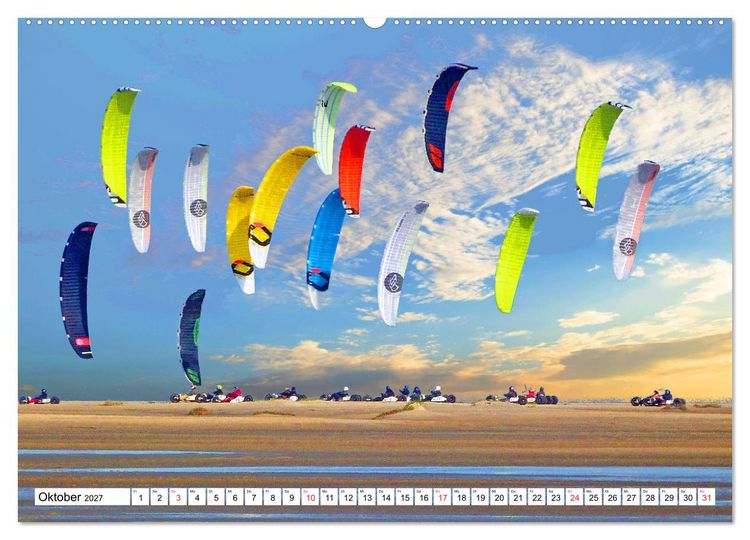 Produktbild: Verliebt in Borkum (Wandkalender 2027 DIN A2 quer), CALVENDO Monatskalender