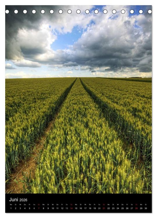Produktbild: Landschaften (Tischkalender 2026 DIN A5 hoch), CALVENDO Monatskalender