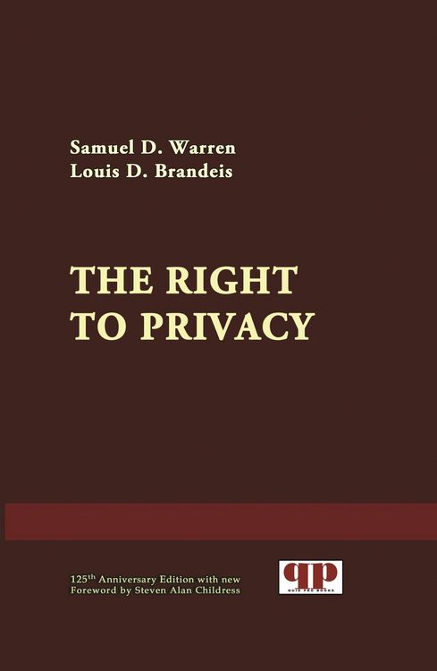 Produktbild: The Right to Privacy