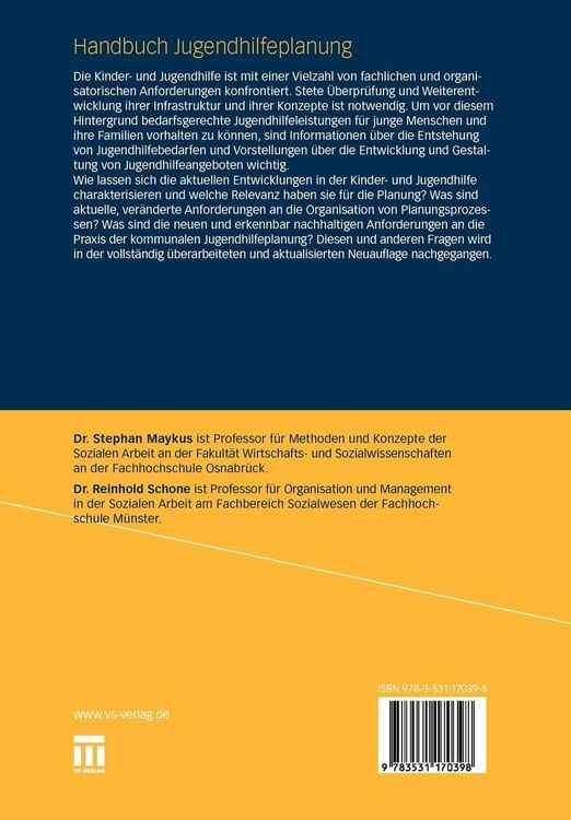 Produktbild: Handbuch Jugendhilfeplanung