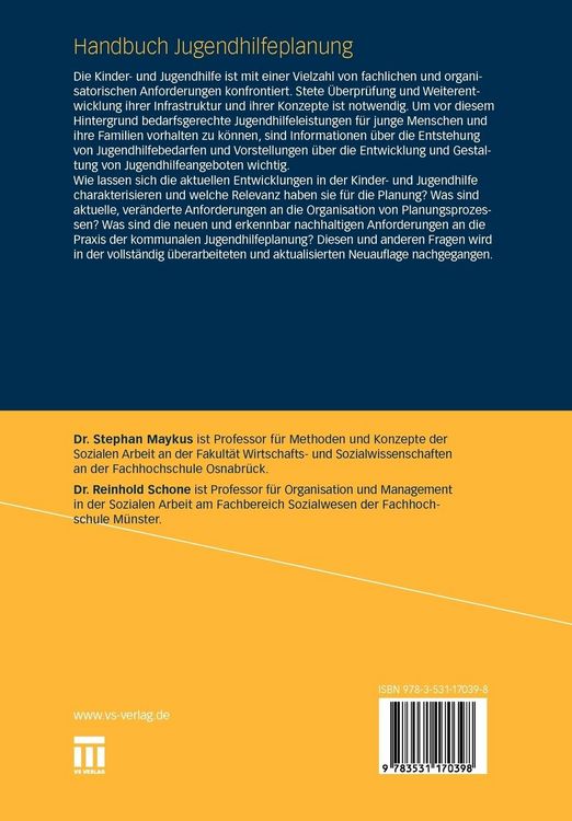 Produktbild: Handbuch Jugendhilfeplanung