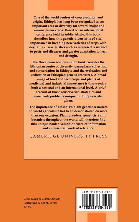 Produktbild: Plant Genetic Resources of Ethiopia