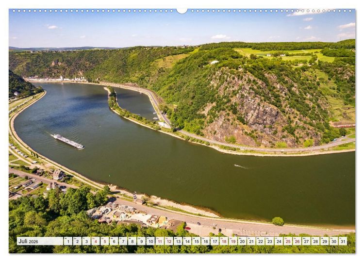 Produktbild: Der Rhein (Wandkalender 2026 DIN A2 quer), CALVENDO Monatskalender