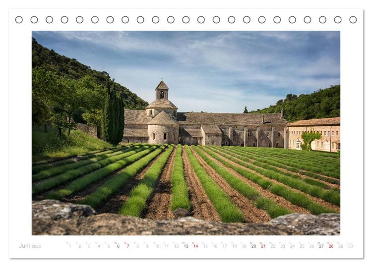 Produktbild: Streifzug durch die Provence (Tischkalender 2026 DIN A5 quer), CALVENDO Monatskalender