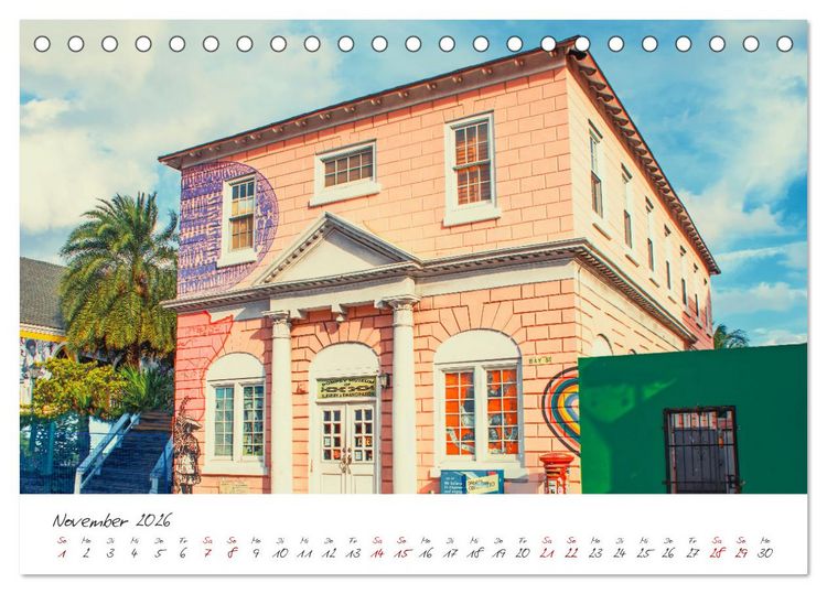 Produktbild: Nassau - Stadt mit karibischem Flair (Tischkalender 2026 DIN A5 quer), CALVENDO Monatskalender