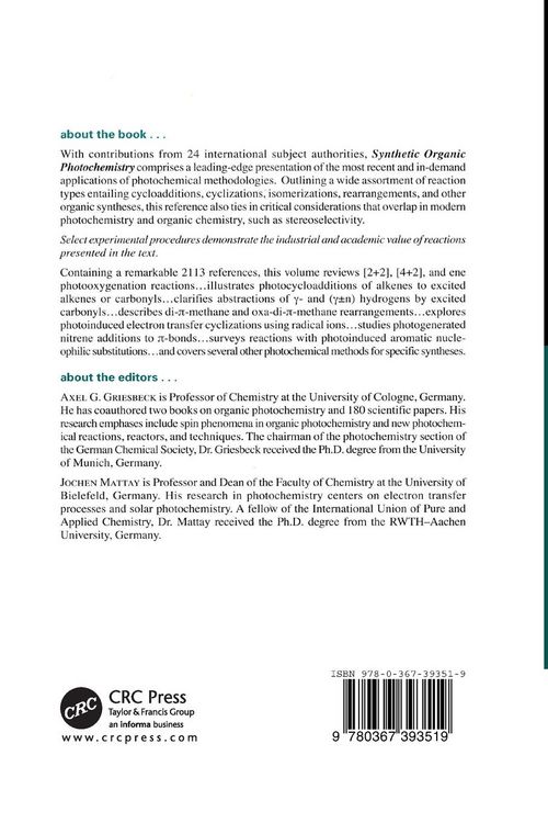 Produktbild: Synthetic Organic Photochemistry