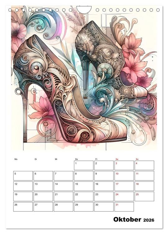 Produktbild: High Heels Zauber (Wandkalender 2026 DIN A4 hoch), CALVENDO Monatskalender