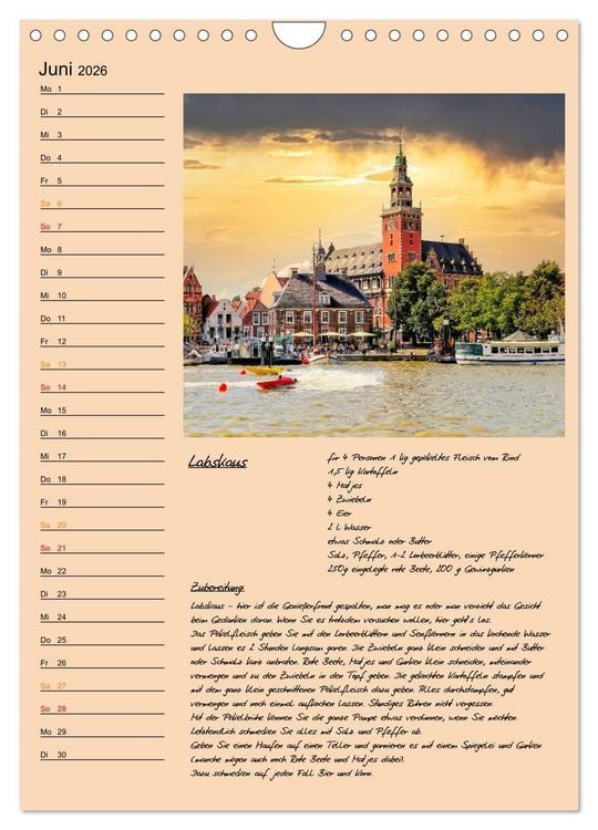 Produktbild: Ostfriesland - Appetit auf mehr (Wandkalender 2026 DIN A4 hoch), CALVENDO Monatskalender