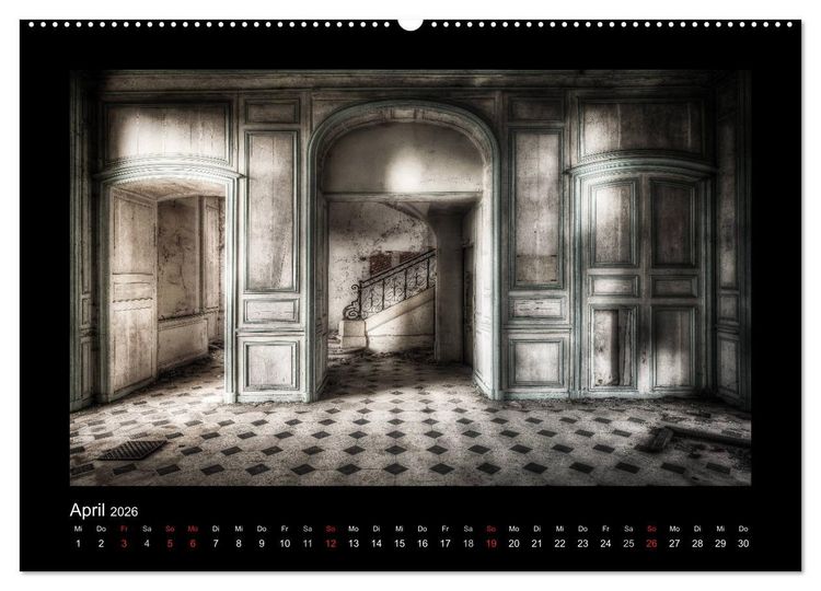 Produktbild: Lost Places - verlassene Orte vergangener Glanz (Wandkalender 2026 DIN A2 quer), CALVENDO Monatskalender