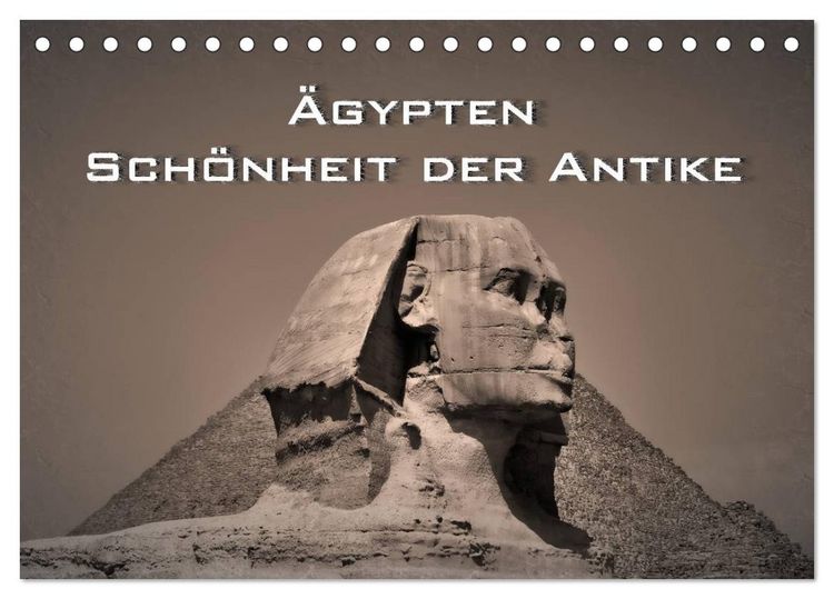 Produktbild: &Auml;gypten &ndash; Sch&ouml;nheit der Antike (Tischkalender 2026 DIN A5 quer), CALVENDO Monatskalender