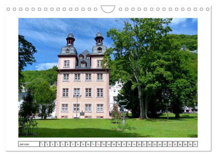 Produktbild: Bad Ems - Kurort und Kaiserbad an der Lahn (Wandkalender 2026 DIN A4 quer), CALVENDO Monatskalender