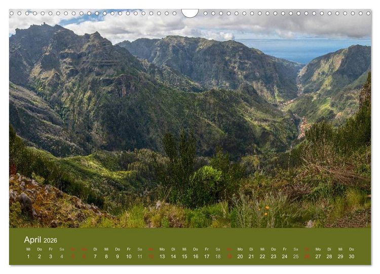 Produktbild: Zauberhaftes Madeira (Wandkalender 2026 DIN A3 quer), CALVENDO Monatskalender